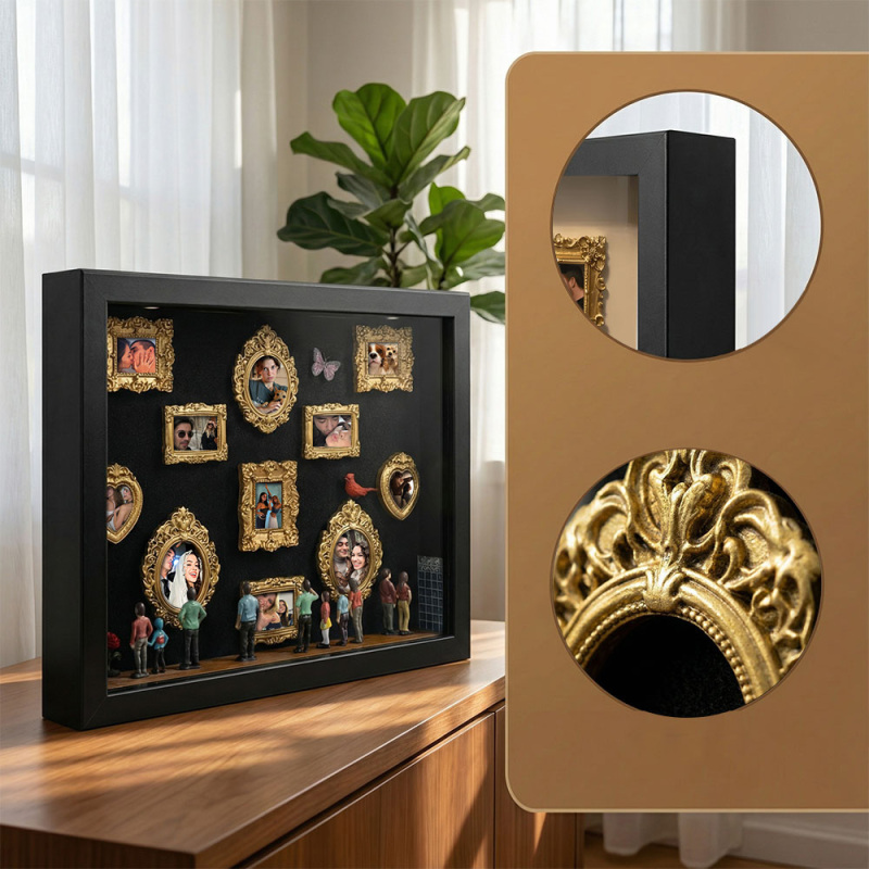 Museum of Us Frame Personalized Couples Miniature Museum Gifts