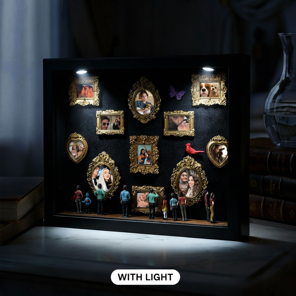 Museum of Us Frame Personalized Couples Miniature Museum Gifts