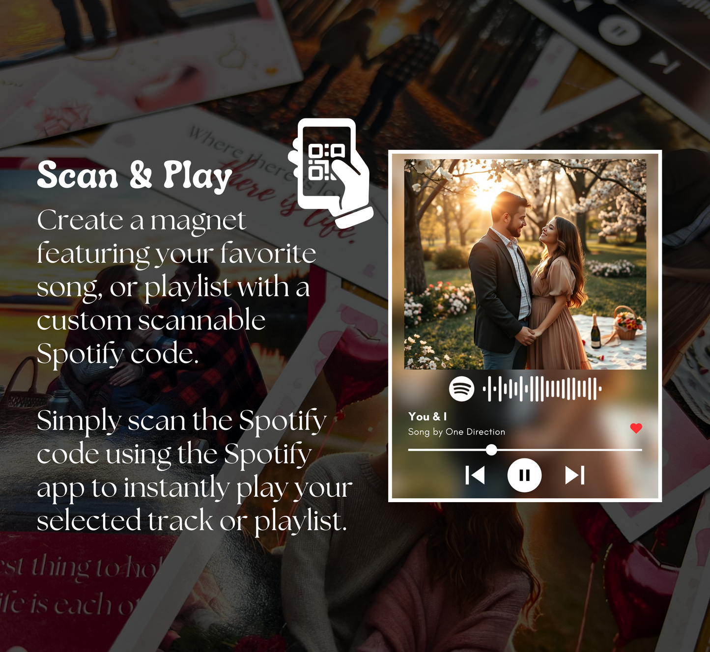 Personalized Photo Fridge Magnet